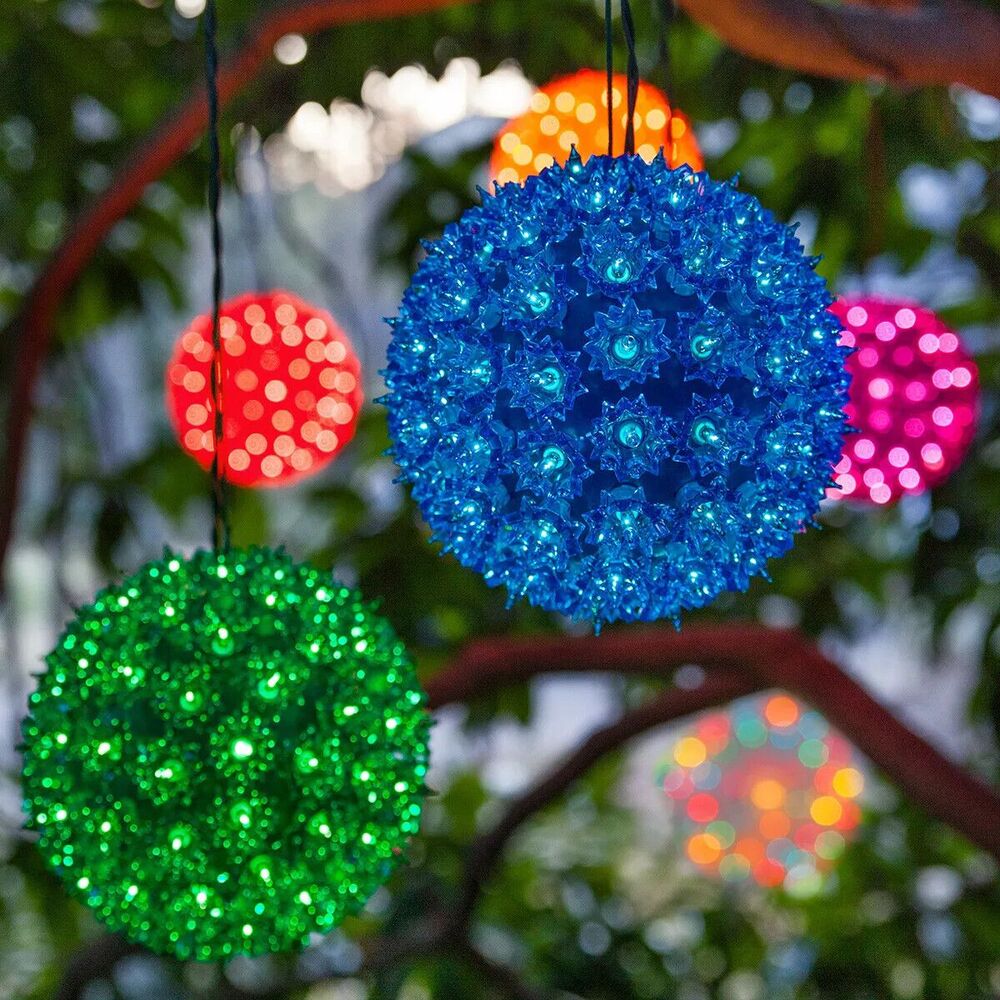 Starlight Sphere 6" Hanging 50 Light Sphere Ball Christmas Bethlehem Lighting